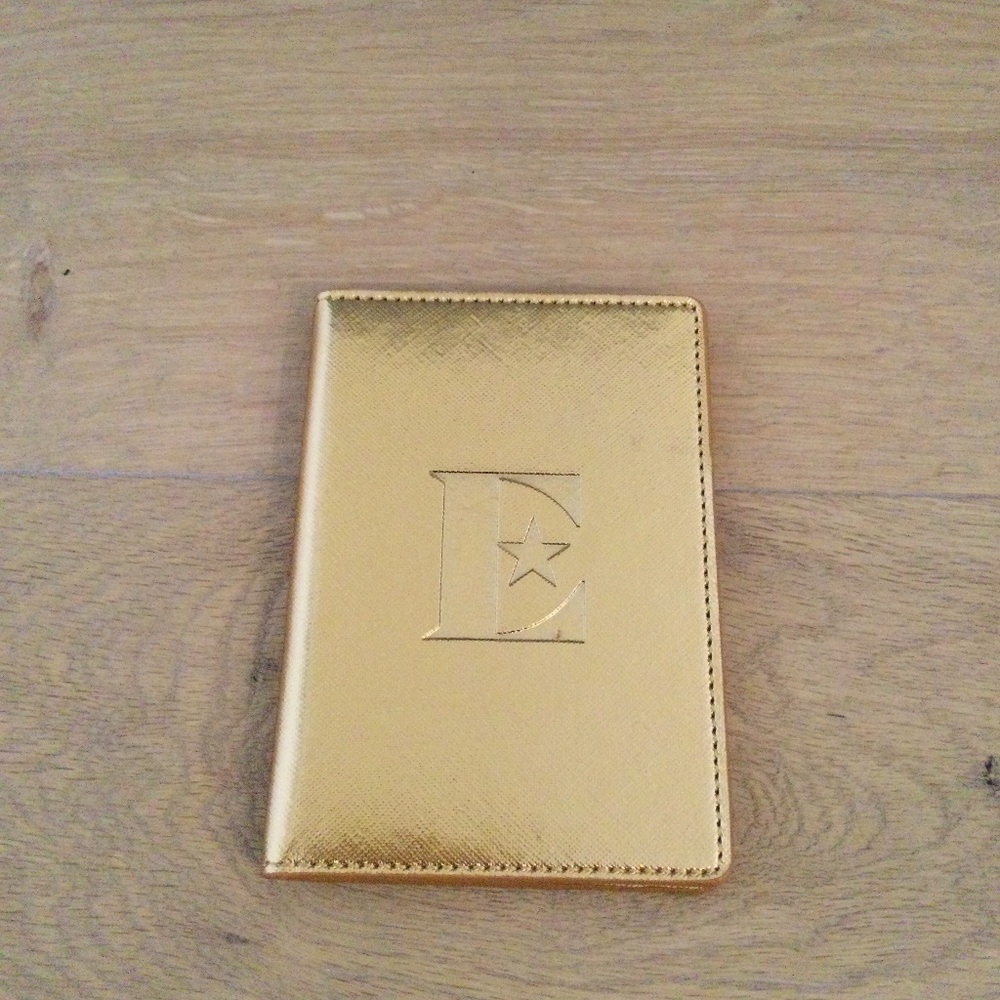 BRAND NEW Gold Elton John Passport Holder